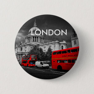 World Cities - London 6 Cm Round Badge