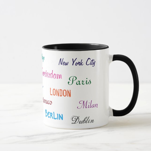 World Cities Mug (Right)