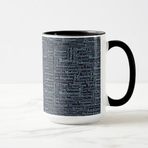 World Cities mugs