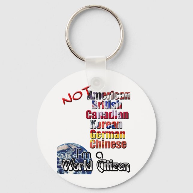 World Citizen Key Ring (Front)