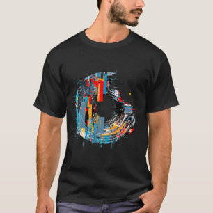 World City Circle Of Life Optimistic Fun Abstract T-Shirt