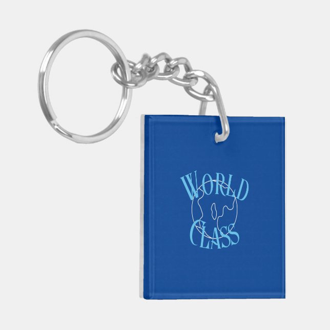 World Class Acrylic Keychain (Front Left)