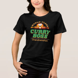 World Class CURRY BOSS Caribbean Cooking Tri-Blend Shirt