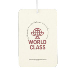 World-class design is a seamless blend car air freshener