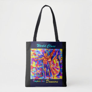 "WORLD CLASS IMPASTOS DANCERS" TOTE BAG
