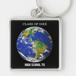 World Class of Graduation Reunion Favor Keychain