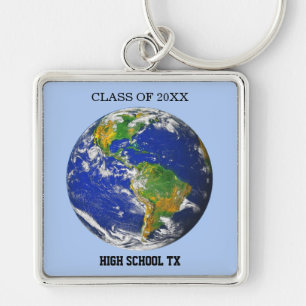 World Class of Graduation Reunion Favor Keychain