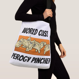 World Class Perogy Pincher Cross Body Tote Bag
