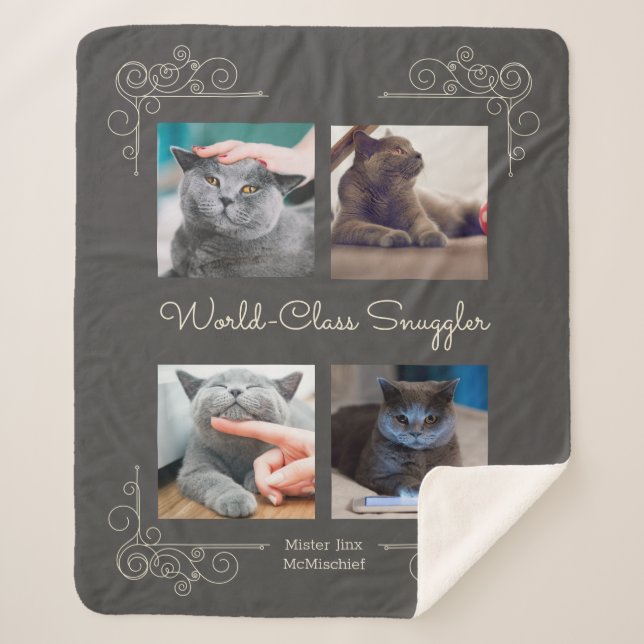 World-Class Snuggler Custom Photo Sherpa Blanket (Front)