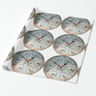World Clock image for wrapping-paper Wrapping Paper