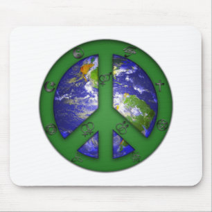 World Coexist Mouse Mat