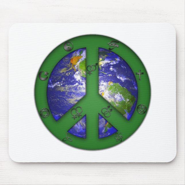 World Coexist Mouse Mat (Front)