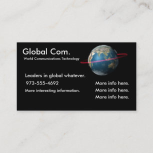 World Communications Technology Calling Card