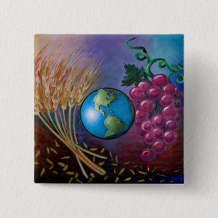 World Communion Sunday 15 Cm Square Badge