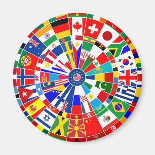 world country flag darts board game travel bulls-e magnet