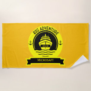 World Cruise Beach Towel