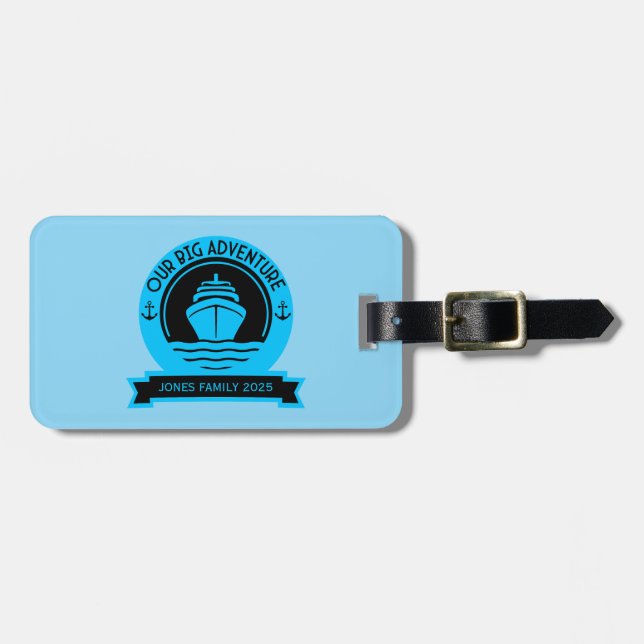 World Cruise Luggage Tag (Front Horizontal)