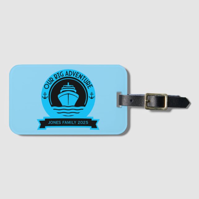 World Cruise Luggage Tag (Front Horizontal)
