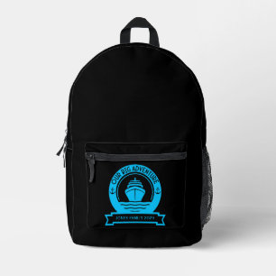 World Cruise Printed Backpack
