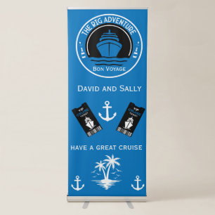 World Cruise Trip Retractable Banner