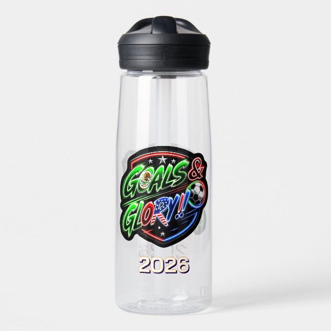 World Cup 2026 Celebrate Water Bottle (Front)