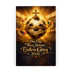 World Cup 2026 Renaissance Soccer Poster Elegance Magnet