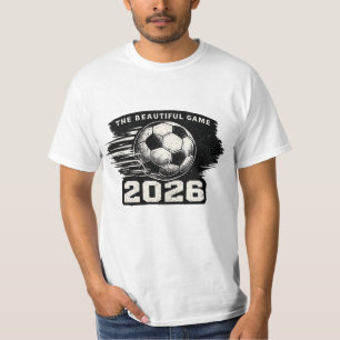 World Cup 2026 Soccer Ball Art T-Shirt