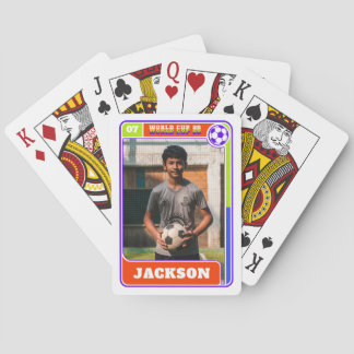 World Cup 2026 Soccer Player Photo Playing Cards
