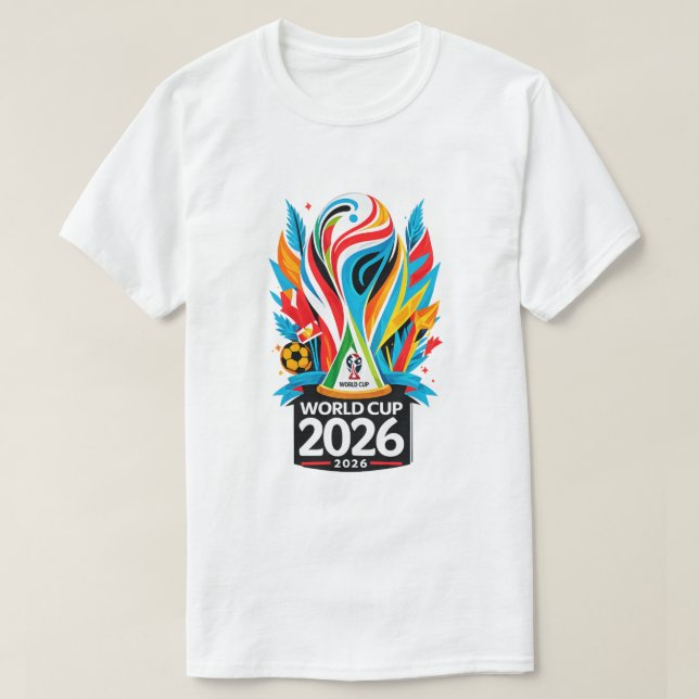 World Cup 2026 Soccer Shirt | Canada USA Mexico  (Design Front)
