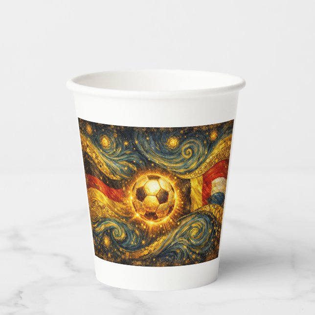 World Cup 2026 Starry Night Soccer Mug (Front)