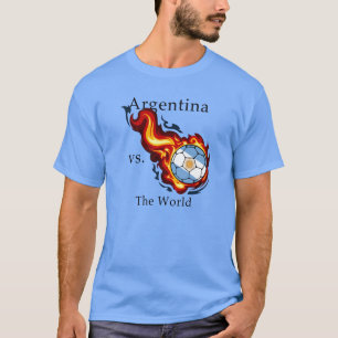 World Cup - Argentina vs. The World Flaming Ball T-Shirt