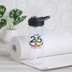  World Cup Canada Soccer Trophy Graphic Tee Water Bottle