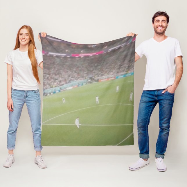 World Cup England X United States Fleece Blanket (In Situ)