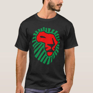 World Cup Football South Africa 2010 Lion Black T-Shirt