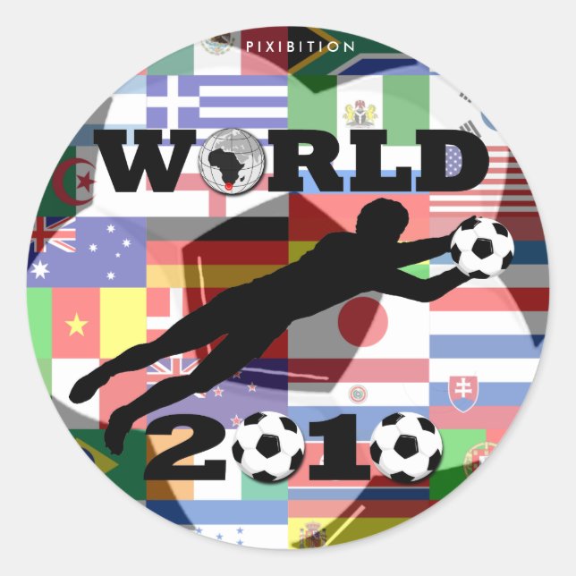 World Cup Goal Flag Sticker (Front)
