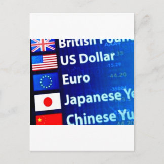 World Currency Themed Products Postcard