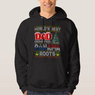 World Dad Grown Panama Roots Christmas Gift Hoodie