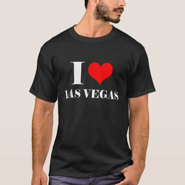 World Designs I Love Las Vegas I Heart Nevada  Uni T-Shirt (Front)