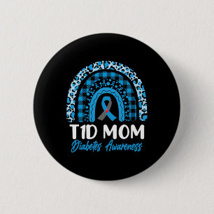 World Diabetes Awareness Day T1d Type 1 Diabetes M 6 Cm Round Badge