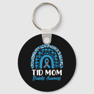 World Diabetes Awareness Day T1d Type 1 Diabetes M Key Ring