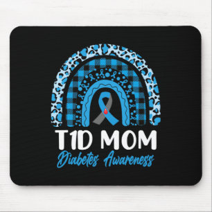 World Diabetes Awareness Day T1d Type 1 Diabetes M Mouse Mat