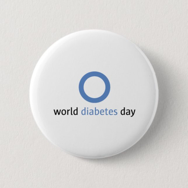World Diabetes Day Button (Front)