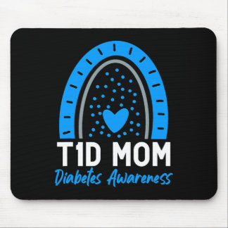 World Diabetes Day Clothes T1D Type 1 Diabetes Mum Mouse Mat