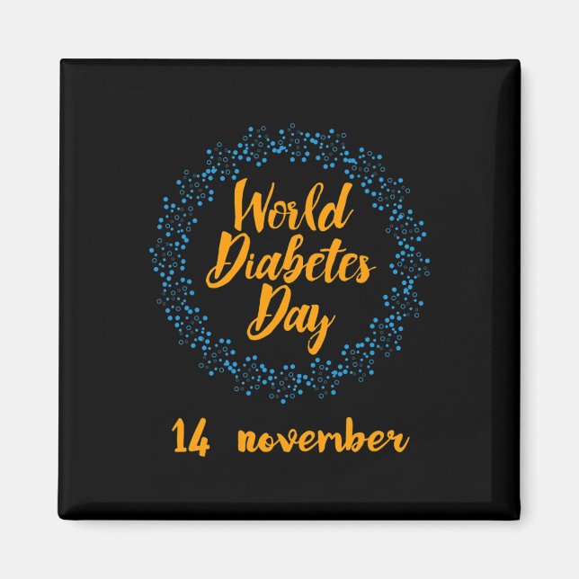 World Diabetes Day  Magnet (Front)