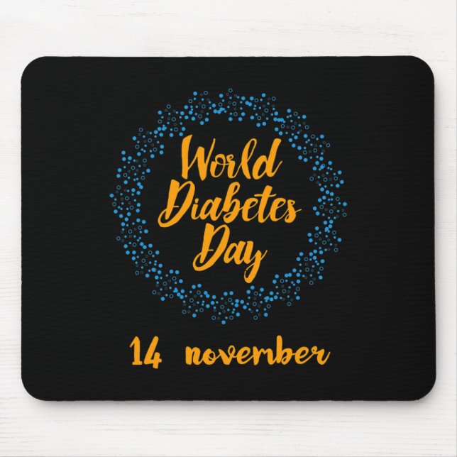 World Diabetes Day  Mouse Mat (Front)