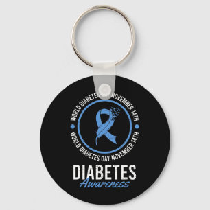 World Diabetes Day November Disease Awareness Insu Key Ring