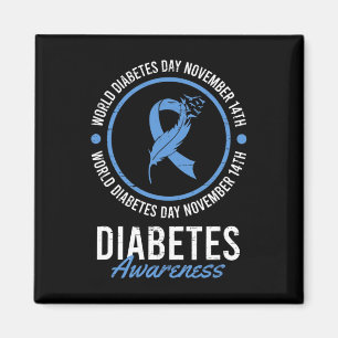 World Diabetes Day November Disease Awareness Insu Magnet