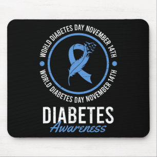 World Diabetes Day November Disease Awareness Insu Mouse Mat
