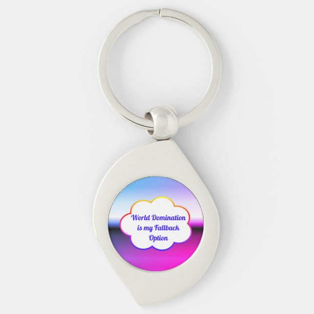 World Domination Keychain (Front)