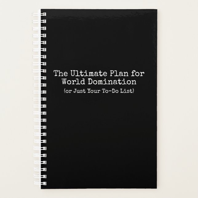 World Domination Planner  (Front)